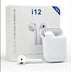 i12 Wireless Earbuds – Bluetooth 5.0 Stereo Headphones with Charging Case