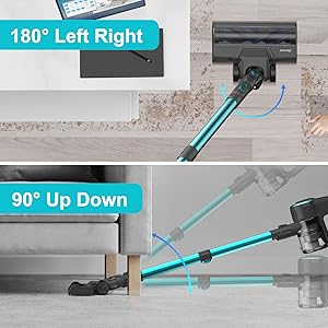 INSE 175W Cordless Handheld Vacuum Cleaner with HEPA Filter – 0.6L to 1L Capacity